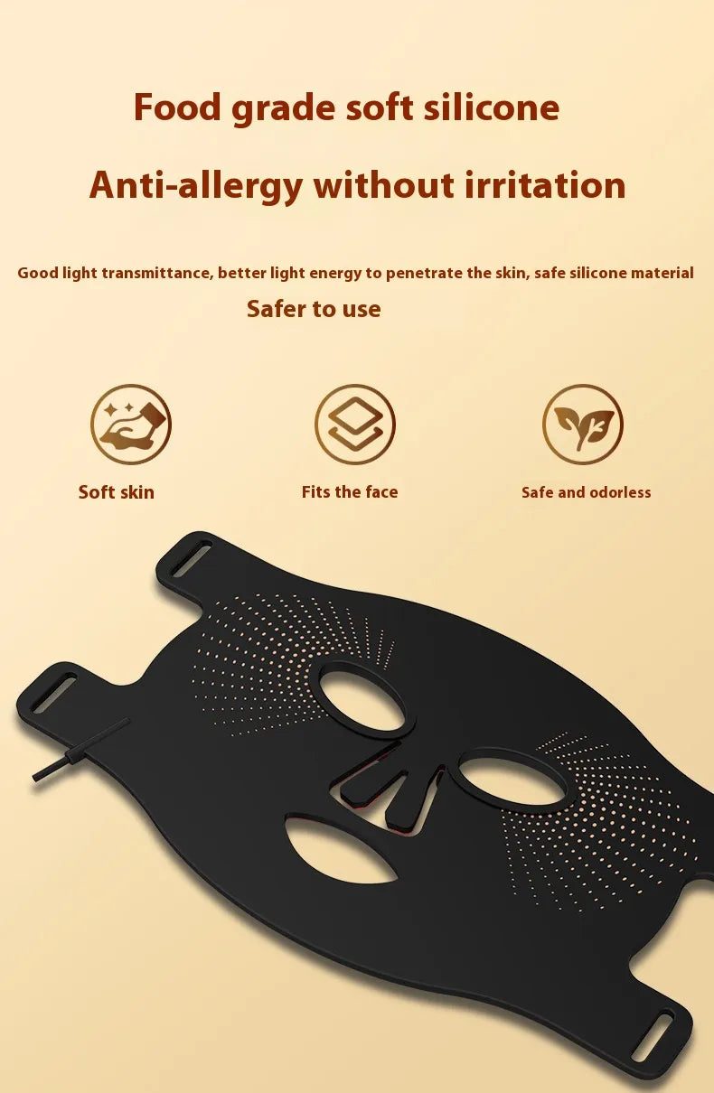Red Light Therapy Silicone Photon Mask